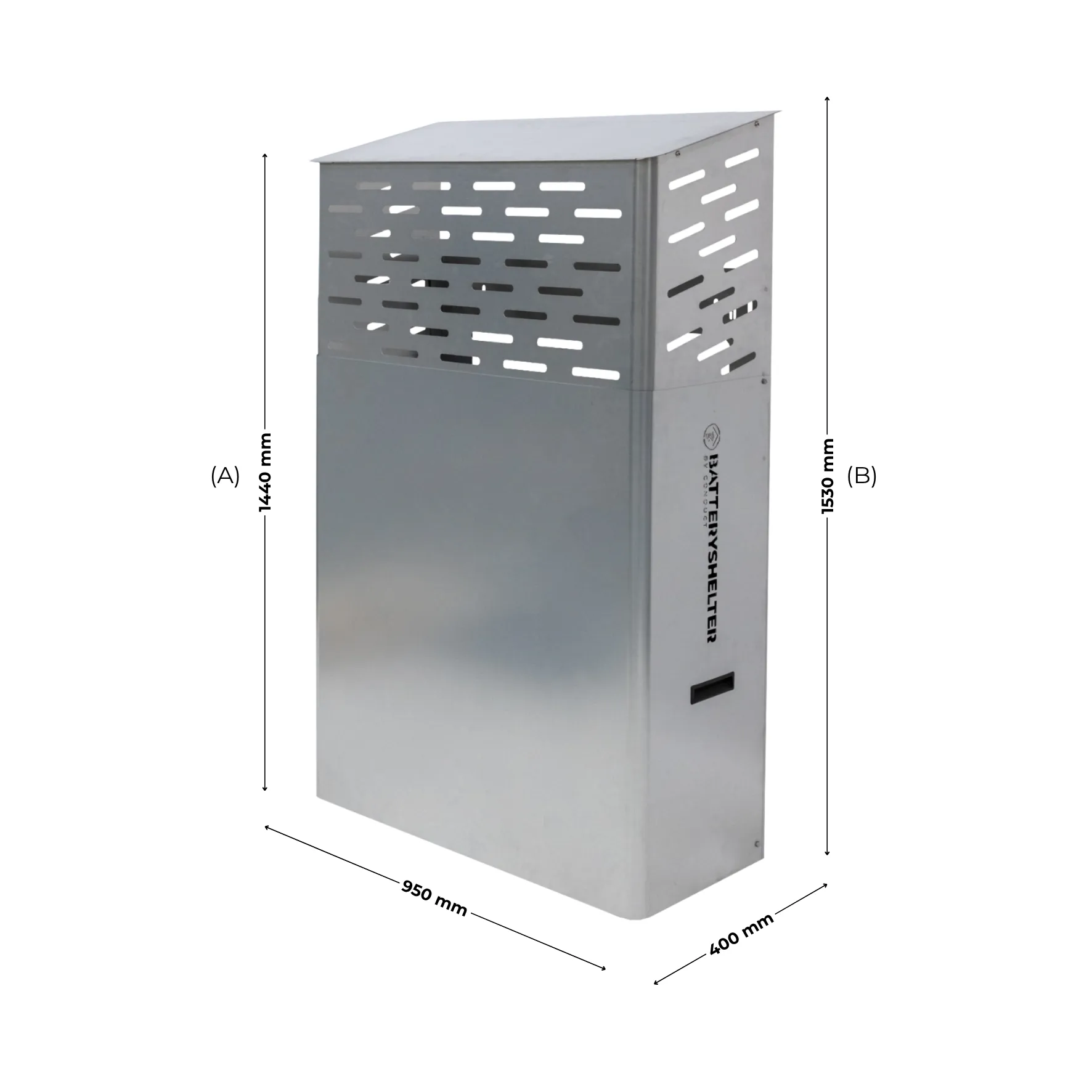Conduct Batteryshelter - Large - Wit - Afbeelding 2