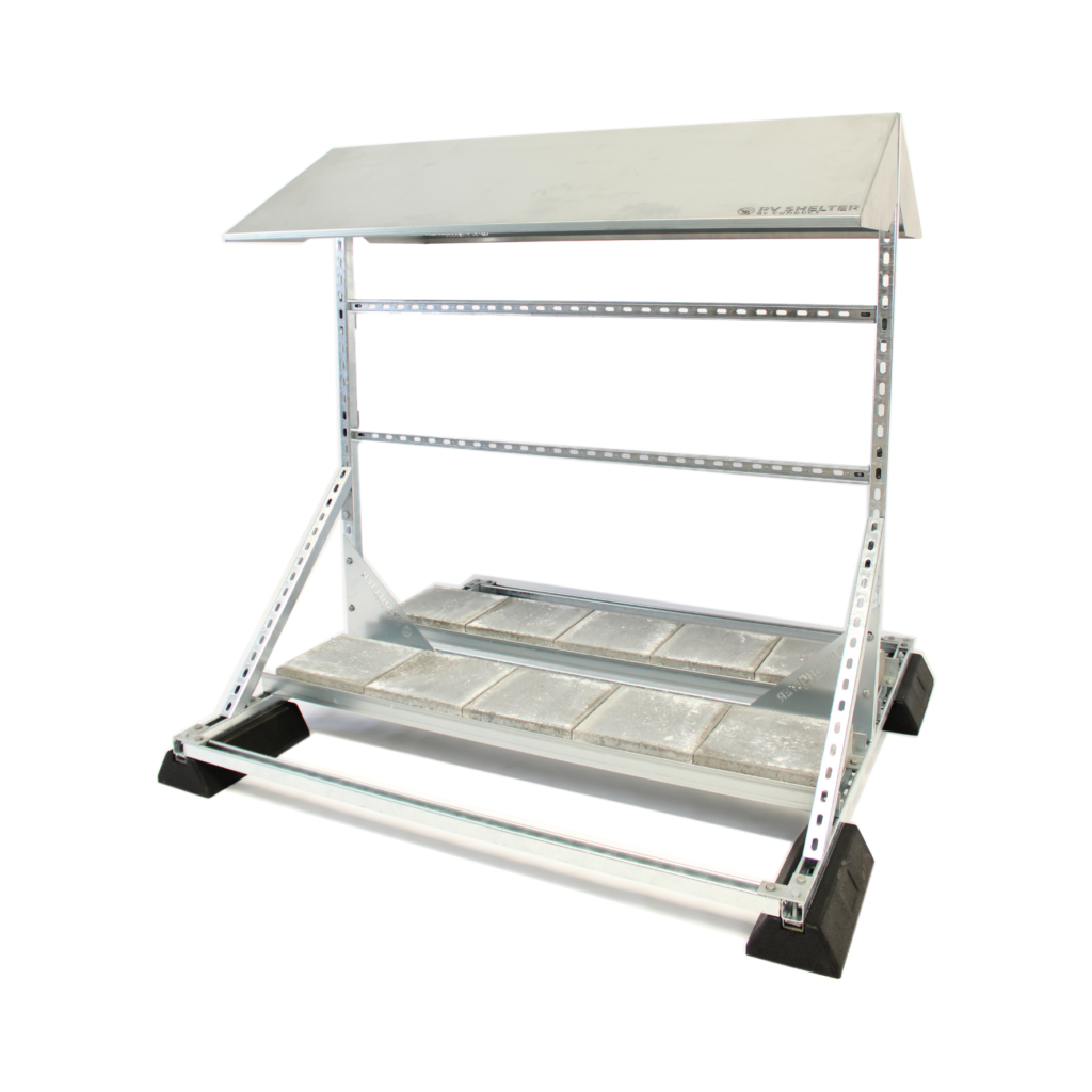 PVshelter floor B2B inverter frame - PGM